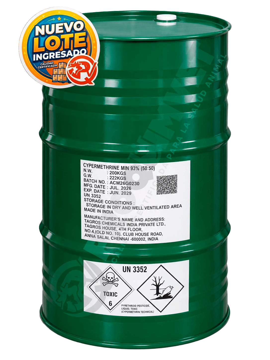 Imagen de CIPERMETRINA TÉCNICA